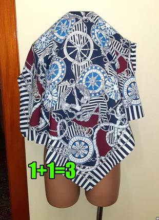💥1+1=3 стильный яркий платок в морской тематике, итальялия