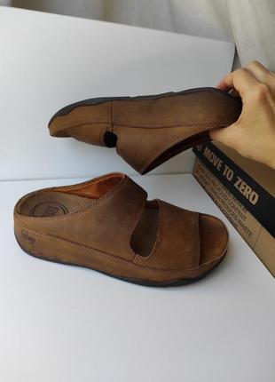 Сандалии шлепанцы на танкетке кожа fitflop р.42 стелька 27 см