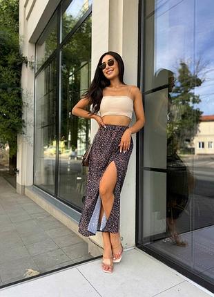 Легка спідниця максі