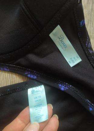 36е,80е,boux avenue, роскошный черный раздельный купальник балконет, новый10 фото
