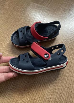 Сандалии босоножки crocs c 9 оригинал стелька 16 см
