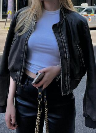 Бомбер zara