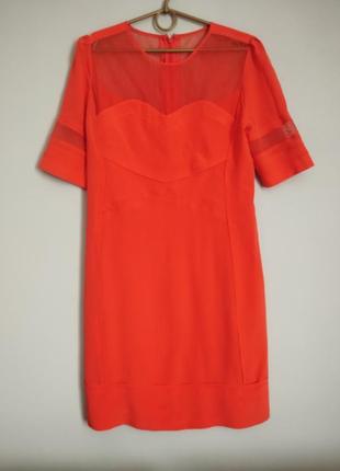 Оригинальное шелковое дизайнерское платье от victoria beckham