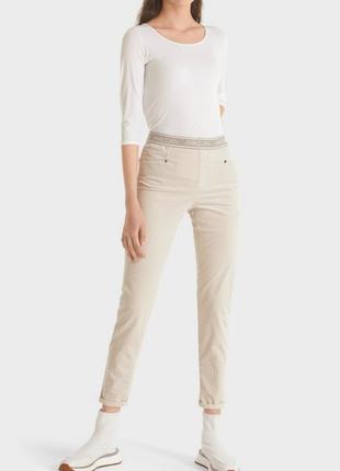 Штани легінси marc cain р. 1, xs/s бархатні вельветові вкорочені