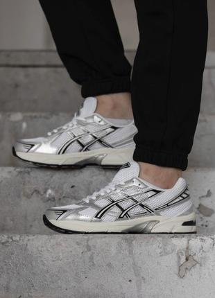 Кроссовки сетка летние asics gel-1130 white silver