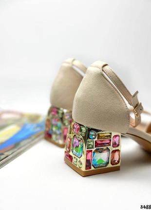 Босоножки, бежевые босоножки4 фото