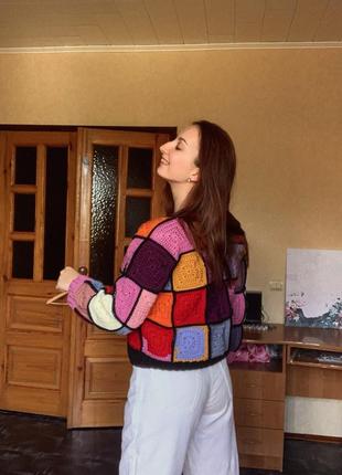Кардиган ручной работы