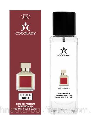 Парфумована вода унісекс cocolady n-083 (maison francis kurkdjian baccarat rouge 540), 60 мл