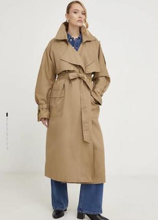Щільний  новий тренч котоновий