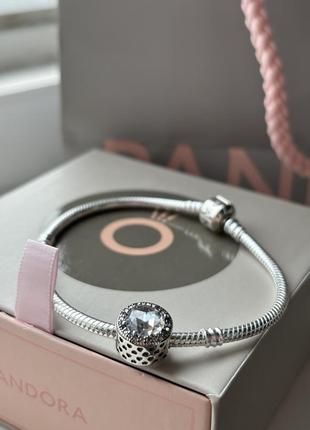Браслет пандора с шармом