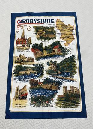 Кухонное полотенце derbyshire винтажный хлопок от европейского производителя 🌷крупнобритания