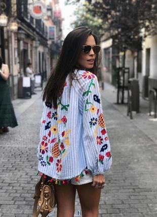 Вишиванка сорочка zara