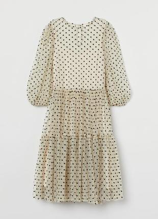 Сукня міді сітка h&m
