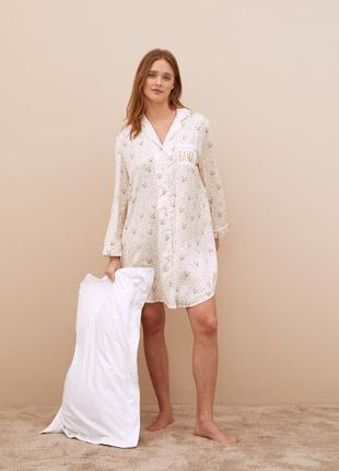 Ночная рубашка сатиновая m&s