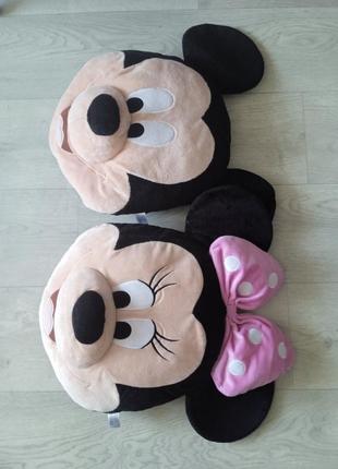 Набор подушечек мики и мини маус, mickey minnie mouse 50 см