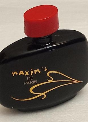 Maxim's de paris 4 мл мініатюра вінтаж рідкість