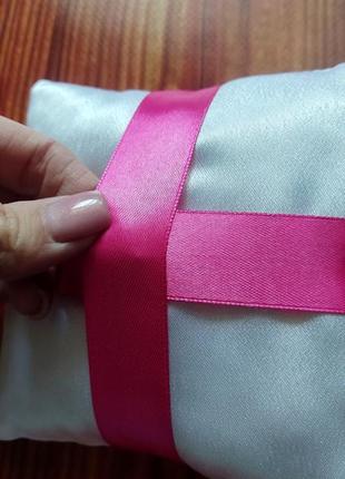 Весільна подушка для обручок, подушечка для каблучок обручок