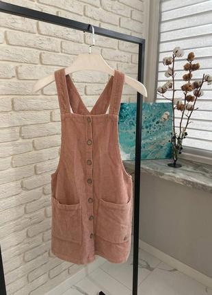 Вельветовий комбінезон сарафан pull&bear