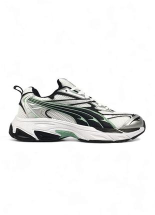 Кроссовки  Puma future rider bye dye white grey men unisex casual lifestyle shoes 373880-01