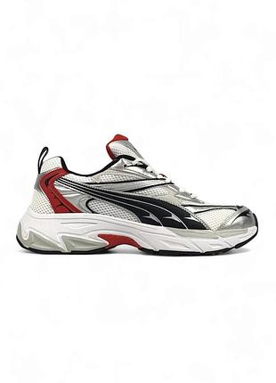 Кроссовки  Puma future rider bye dye white grey men unisex casual lifestyle shoes 373880-01