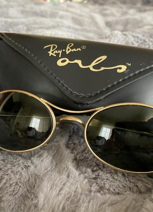 Стильные винтажные очки ray-ban оригинал