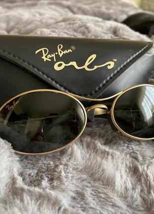 Стильні вінтажні окуляри ray-ban оригінал2 фото