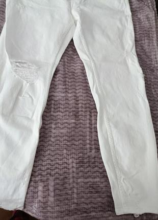 Джинсы zara, 48/50p, cтрейч, новые, колеру более молочная длина 100см, талия 98 см, бедра 132см