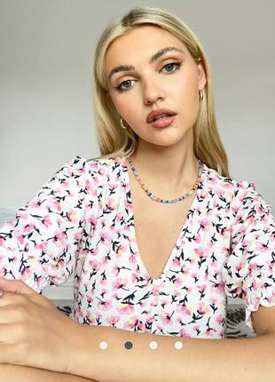 Летнее платье с коротким рукавом10 фото