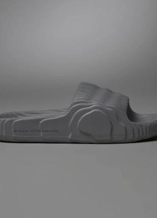 Adidas originals adilette 22 slides grey адідас тапки шльопанці капці оригінал