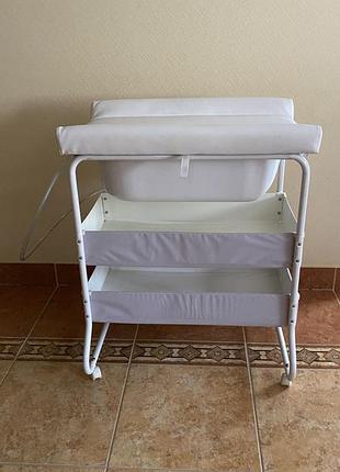 Пеленатор з поличками та ванночкою