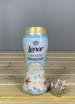 Кондиционер для белья в гранулах lenor sensitive and cotton fresh - 210 г