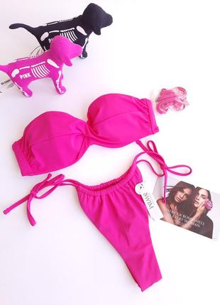 Купальник бандо пушап victoria's secret вікторія сікрет оригінал