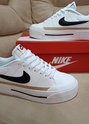 Кроссовки nike blazzer low (нат. кожа)