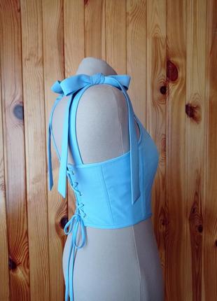 Корсет блакитного кольору