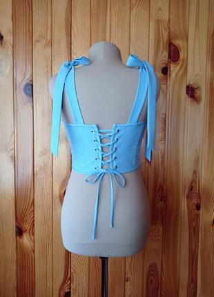 Корсет блакитного кольору