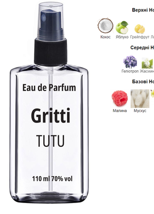 Женский аромат gritti tutu 110 мл