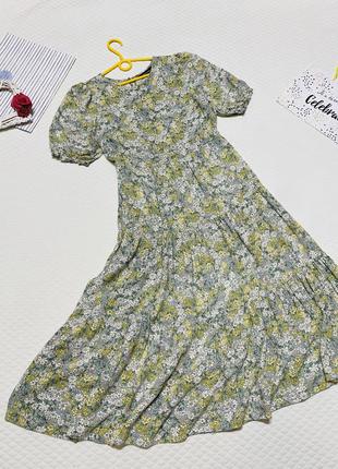 Гарна легка сукня / плаття  в квітковий принт з віскози від  бренду  new look  🍎🍒🍓  розмір вказан6 фото