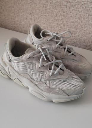 Кроссовки adidas ozweego beige
