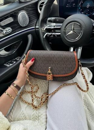 Сумка женская в стиле michael kors brown10 фото