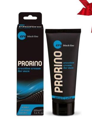 Возбуждающий крем для мужчин ero prorino black line erection cream, 100 мл  hot78202
