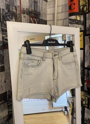 Стильные светлые джинсовые шорты, denim co, m, 38 размер