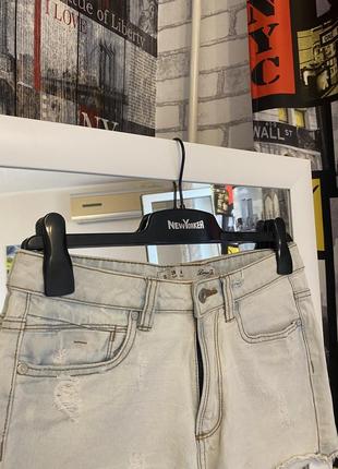 Стильные светлые джинсовые шорты, denim co, m, 38 размер4 фото
