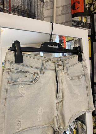 Стильные светлые джинсовые шорты, denim co, m, 38 размер5 фото