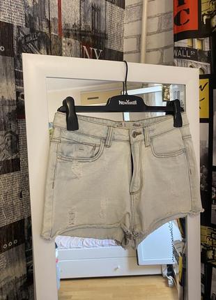 Стильные светлые джинсовые шорты, denim co, m, 38 размер3 фото