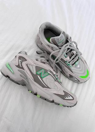 Кросівки нью баланс 725, new balance 725 grey green premium, кроссовки нб демисезонные