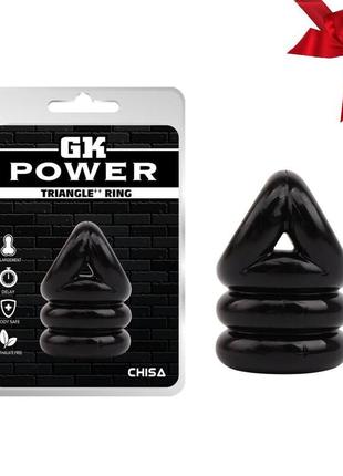 Эрекционное кольцо triangle++ ring chisa  ch08952