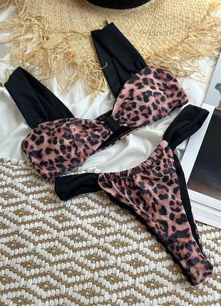 Трендовий леопардовий купальник 🐆
