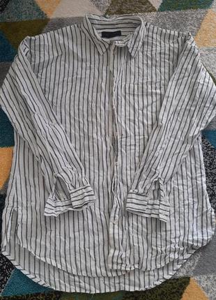 Рубашка в полоску, блуза в полоска на длинный рукав