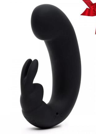Подвійний вібратор кролик fifty shades of grey sensation rechargeable g-spot rabbit vibrator
