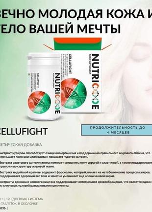 Активна біодобавка для схуднення і від целюліту cellufight nitricode3 фото